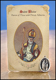 HEALING SAINT/BLAISE/THROAT AILMENTS - MC043 - Catholic Book & Gift Store