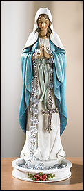 MADONNA ROSARY HOLDER - ND122 - Catholic Book & Gift Store