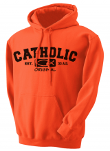 CATHOLIC ORIGINAL HOODIE/HUNTER ORANGE - OCHHOL - Catholic Book & Gift Store 
