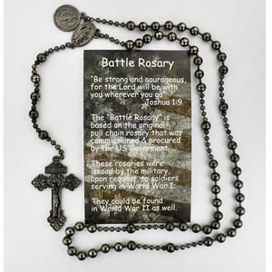 GUN METAL ST BENEDICT CRUCIFIX