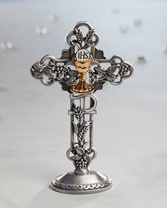 6" TABLETOP FIRST COMMUNION CROSS - P65-ST06 - Catholic Book & Gift Store 