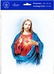 8X10 SACRET HEART OF JESUS PRINT ONLY - P810-101