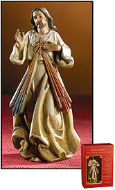 4" DIVINE MERCY FIGURE - PC942 - Catholic Book & Gift Store 
