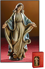 4" OUR LADY OF GRACE FIGURE - PC943 - Catholic Book & Gift Store 
