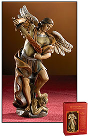 4" ST MICHAEL FIGURE - PC950 - Catholic Book & Gift Store 