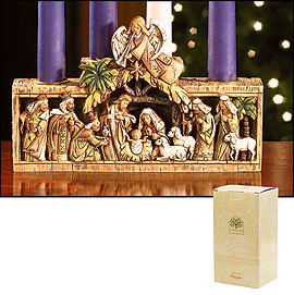 5" NATIVITY CANDLEHOLDER - PD026 - Catholic Book & Gift Store 