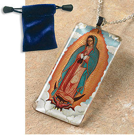 LG OUR LADY OF GUADALUPE PENDANT - PS795 - Catholic Book & Gift Store 