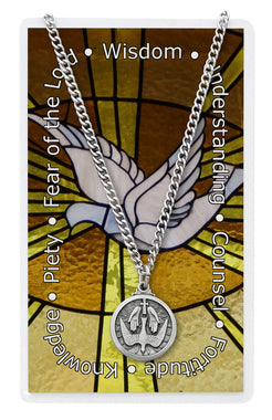 HOLY SPIRIT NECKLACE PRAYER CARD SET