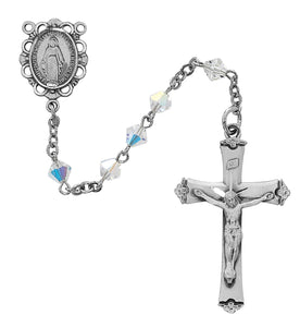 5MM SWAROVSKI CRYSTAL BEAD ROSARY