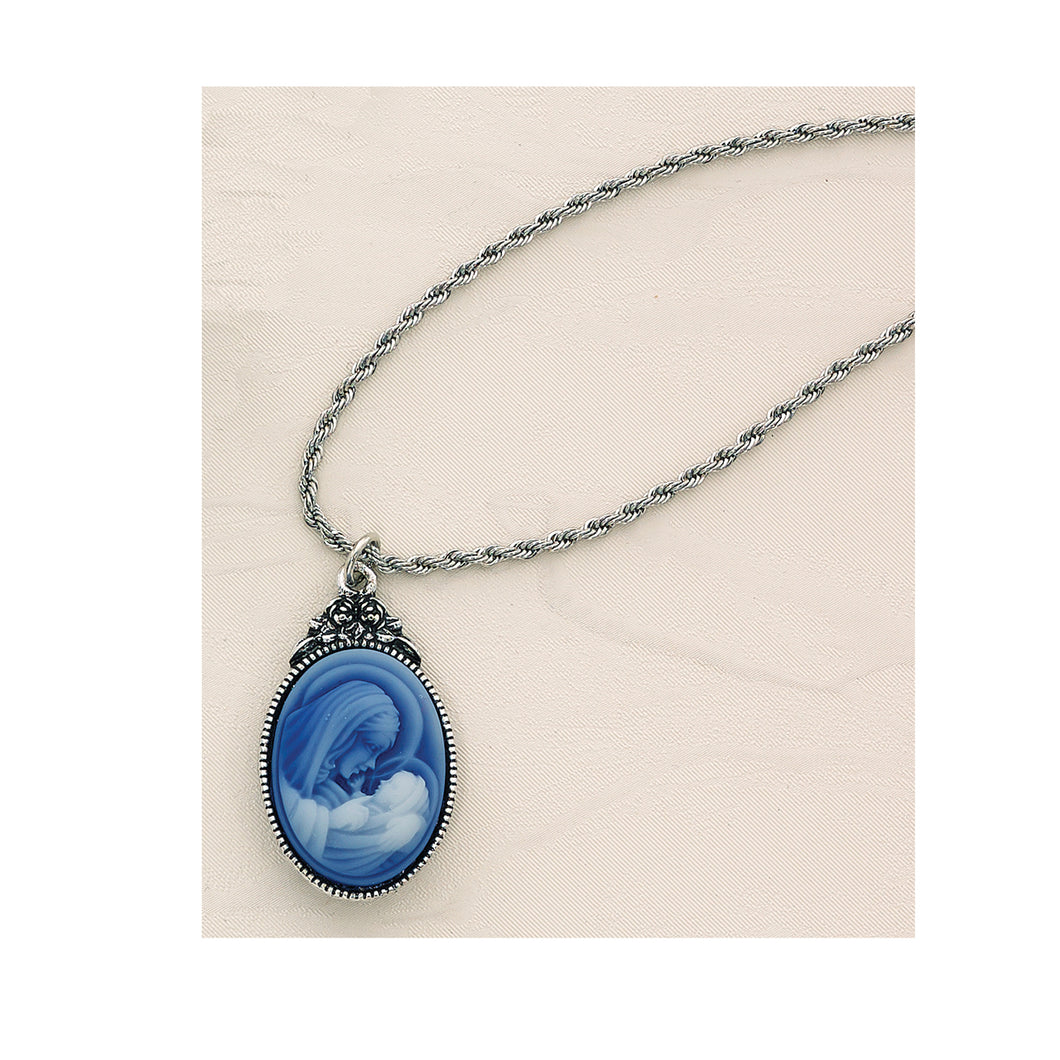 MOTHER & CHILD CAMEO PENDANT - RC751 - Catholic Book & Gift Store 