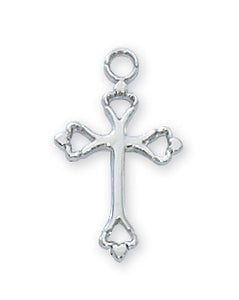 STERLING PLATED/CROSS-SMALL - RC8003 - Catholic Book & Gift Store 