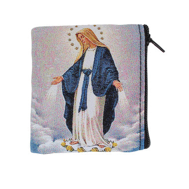 OUR LADY OF GRACE ROSARY CASE/ZIPPER