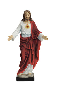 10" SACRED HEART OF JESUS STATUE - SR-76016-C - Catholic Book & Gift Store 