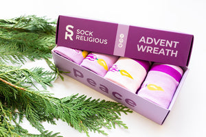 Advent Wreath Socks