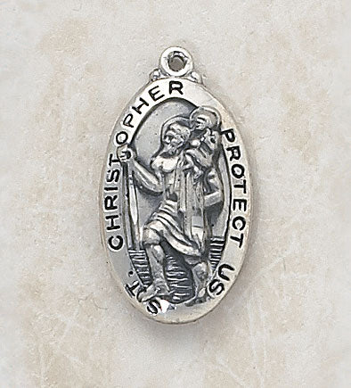 STERLING ST CHRISTOPHER - SS8647 - Catholic Book & Gift Store 