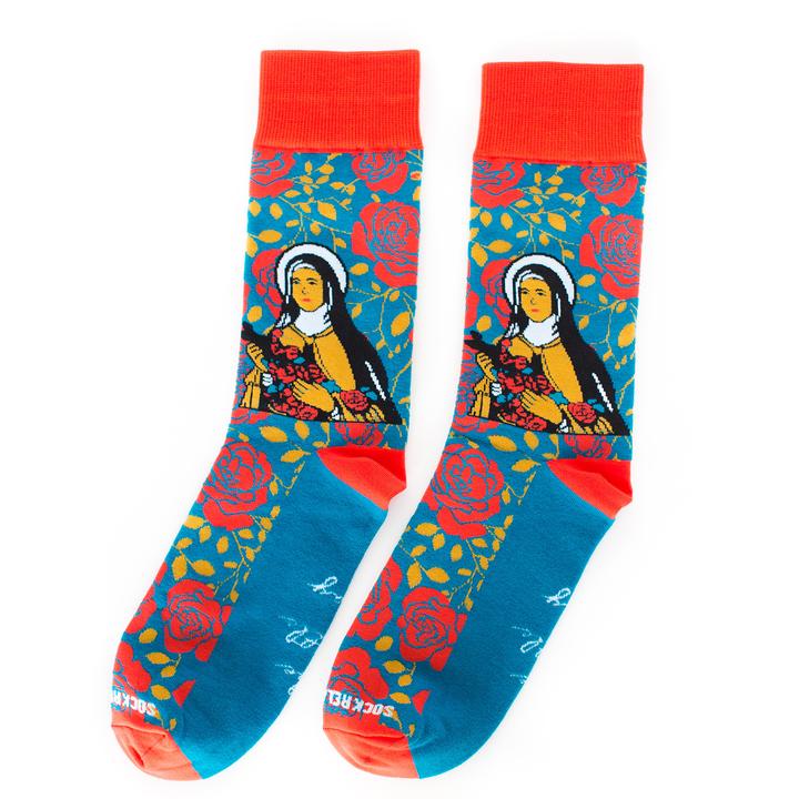 ST. THERESE OF LISIEUX SOCKS