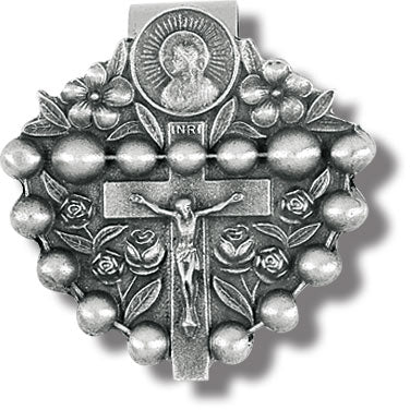 ROSARY AUTO VISOR CLIP - V-5010 - Catholic Book & Gift Store