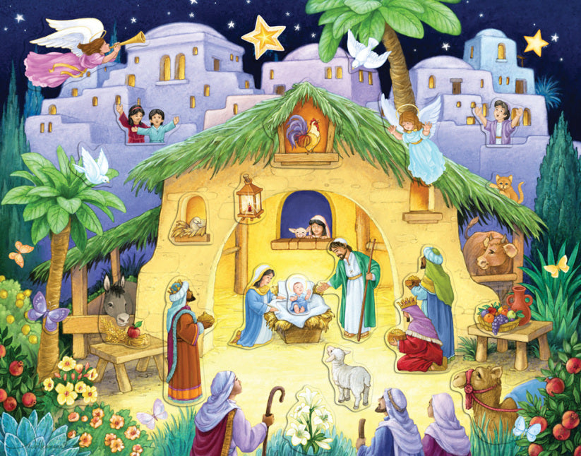 Kid's Nativity Sticker Advent Calendar