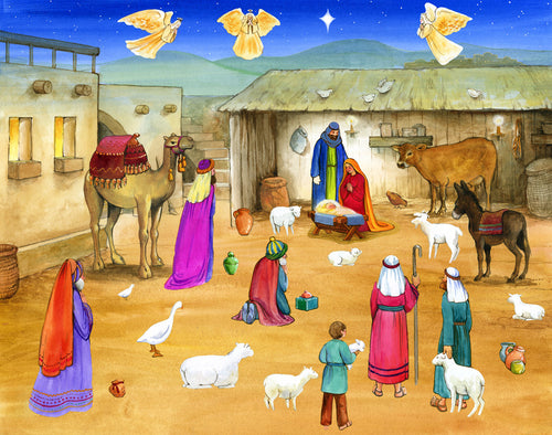 Bethlehem's Child Sticker Advent Calendar