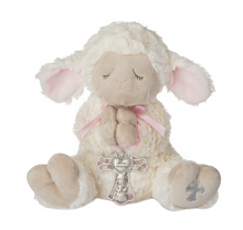 Serenity Lamb with Crib Cross - Girl (2 pc. set)