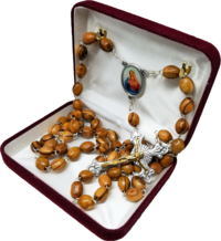 OLIVE WOOD ROSARY/IMMACULATE HEART CENTER