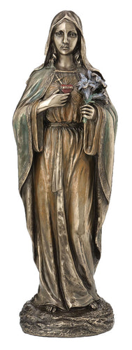 IMMACULATE HEART OF MARY BRONZED 10