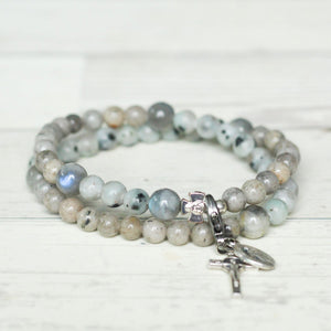 Rosary Bracelet: Vianney (Stretch & Wrap)